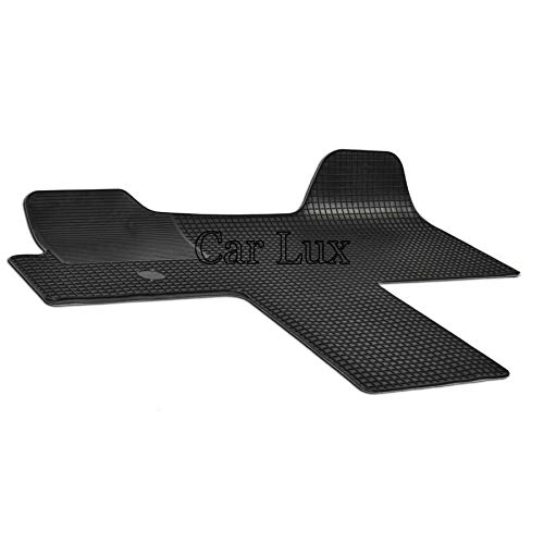 Car Lux - AR06122 Alfombras Alfombrillas de Goma a Medida para Citroen Jumper Desde 2014-