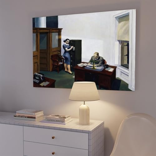 Office at Night Edward Hopper pour rompre la monotonie des murs de bureau