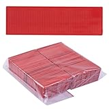 DECKLINE Abstandshalter Kunststoff - 100 Stück - 34 x 100 x 3 mm - Set - Distanzklötze für Fußböden, Fenstern, Türen - Verglasungsklötze - Unterlegplatten - Fensterklötze