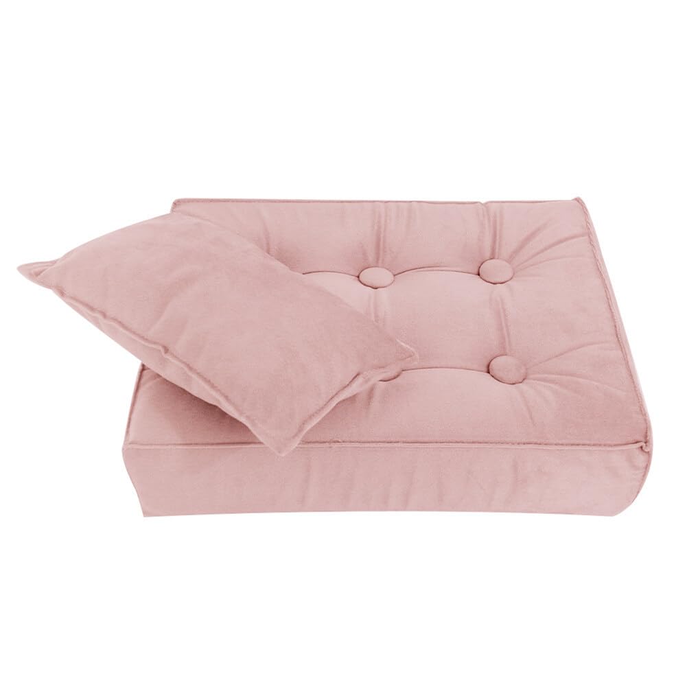 EUBUY Baby Photoshoot Props, Mini Mattress Pillow Photography Accessories, Newborn Photography Props Baby Bedding Cushion, Baby Posing Pillow, Photography Bed Mat