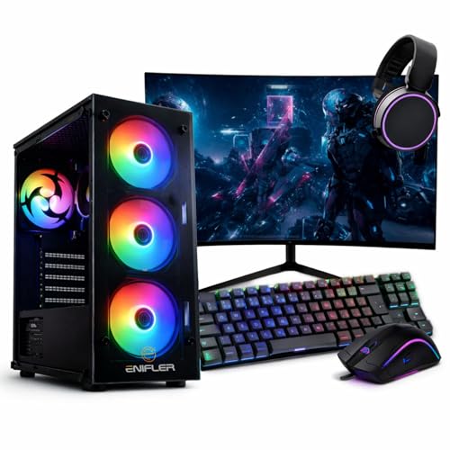 PC Gamer Completo Ryzen 5 5600GT, 16GB DDR4, SSD 480GB, 500W 80 Plus, Monitor 21.5', Teclado, Mouse, Headset, Windows 11 Pro