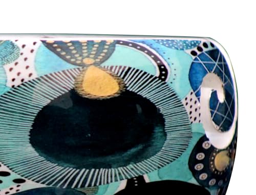 Image of Ceramic Yarn Bowl Holder, 7 x 4 Inches Knitting Yarn Bowls with Holes Crochet Bowl Holder Handmade Yarn Storage Bowl for Knitting Crocheting Accessories. (C-Yarn Bowl)