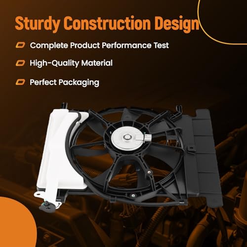 Image of maXpeedingrods Radiator Condenser Cooling Fan for Toyota Yaris 2006-2015 for Scion xD 2008-2014, TO3115145 1636121090 163630D110