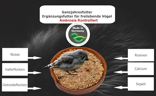 Anhaltiner Fettfutter 10 kg Premiumfutter für Wildvögel Vogelfutter Wildvogelfutter