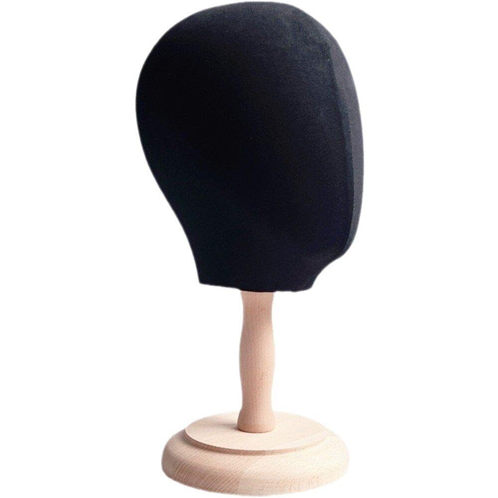 Cabeza de maniquí Hrippy con base desmontable para estilismo de pelucas
