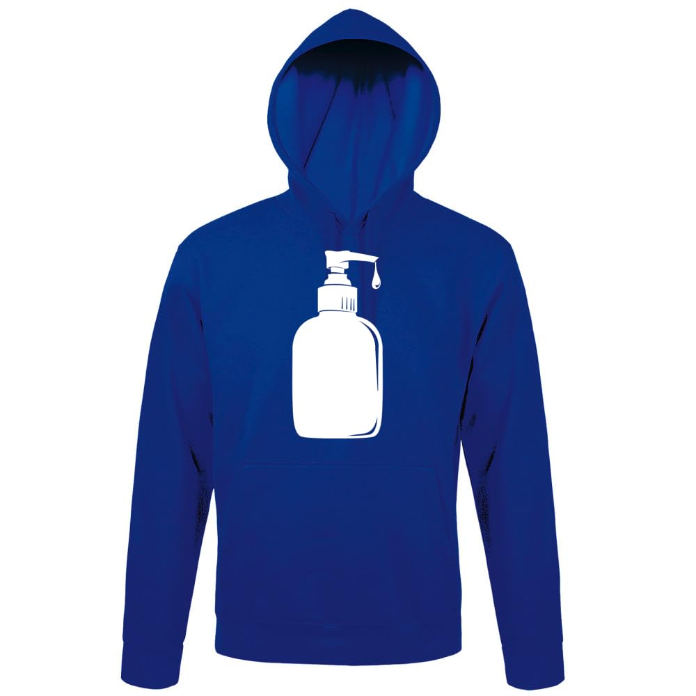 Dozownik mydła dla mężczyzn z kapturem, niebieski Royal, 4XL