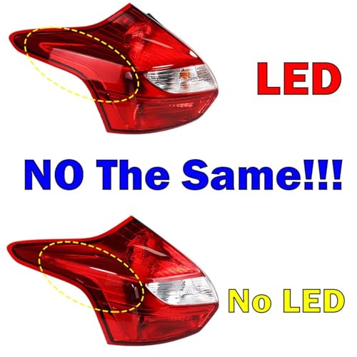 Feu arrière pour Ford Focus Hatchback avec clignotant LED complet - 5