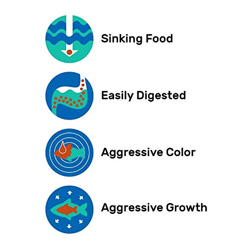 Hikari Fish Cichlid Excel Sinking Pellets For Pets, Mini 342 Gm, All Life Stages