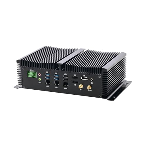 Ordinateur industriel fanless Intel i5 nu sans RAM avec triple port LAN - 2