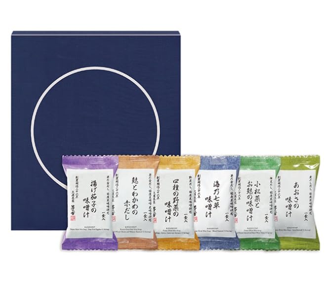 Amazon | 茅乃舎 フリーズドライ味噌汁6種12食ギフト 揚げ茄子、麩と