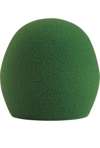 Shure A58WS-GRN Foam Windscreen for All Ball Type Microphones, Green