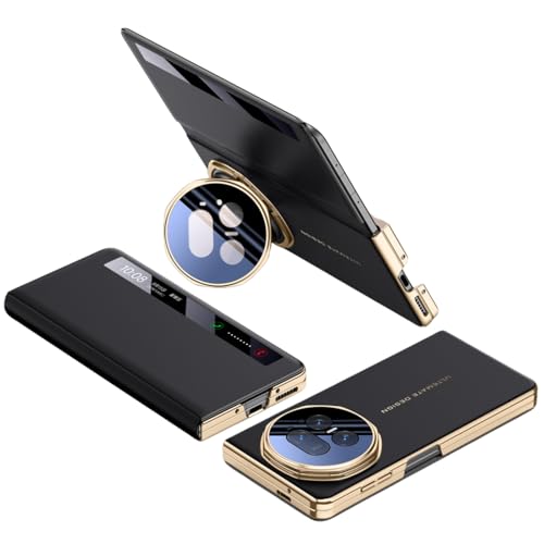 Housse Honor Magic V5 cuir premium noir protection objectif et rabat