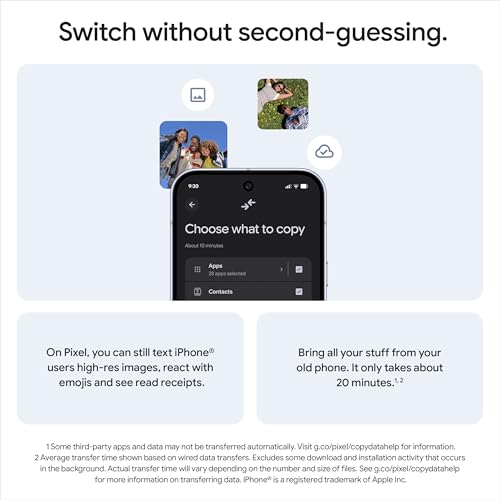 Google Pixel 10 Pro XL - Unlocked Android Smartphone with Gemini, Triple Rear Camera, 24+ Hour Battery and 6.8" Super Actua Display - Jade, 256GB - Image 9