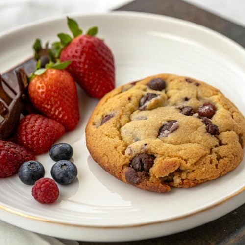 image for Atkins Chocolate Chip Protein Cookie, Protein Dessert, Rich in Fiber, 