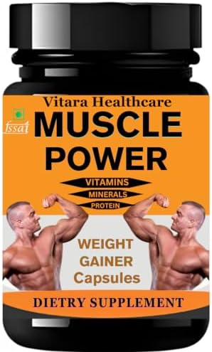 Muscle Power Capsule | Ayurvedic weight gainer I 100% Herbal I Gain Muscle mass I Gain strength and immunity