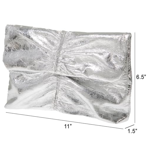 Image of JNB Faux Leather Envelope Clutch Purse
