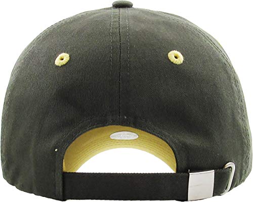 Image of A-Z Name Initial Alphabet Letter Baseball Cap for Teams Great Gift for Family Husband Wife Mom Dad Kids