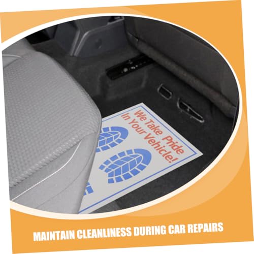 Alfombrillas protectoras de papel kraft cómodo y flexible para suelo de coche 5
