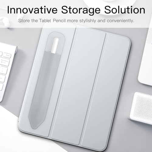 Image of MoKo Adhesive Pencil Case Holder Sticker for Apple Pencil, 2Pcs Silver Gray