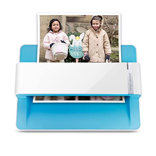 Plustek ePhoto Z300 : Scanner de Photos et Documents, scanne 4x6 Photo en 2 Secondes, avec recadrage Automatique et redressement, utilise des capteurs CCD. Fonctionne sur Mac et PC