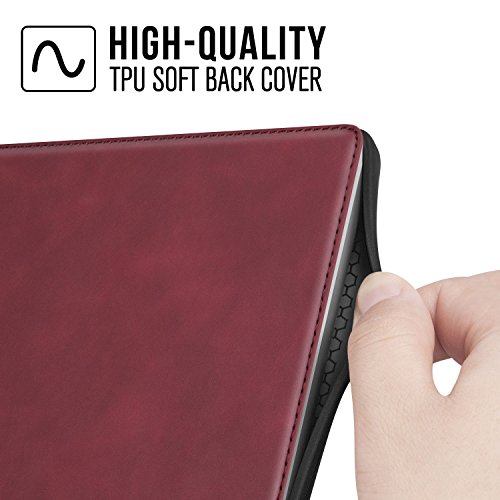 Ayotu Skin Touch Feeling Case For All-New Kindle Oasis(10Th Gen, 2019 Release & 9Th Gen, 2017 Release),With Auto Wake/Sleep,New Waterproof 7''Kindle Oasis Cover,Soft Shell Series Ko The Red Wine #TOP5