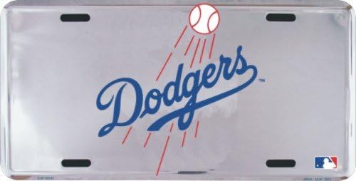 HangTime Los Angeles Dodgers Super Stock Metal auto tag Mirror Background
