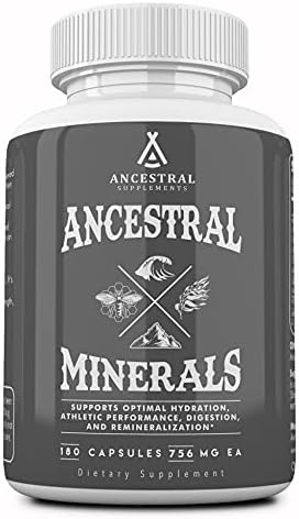 Ancestral Minerals & Electrolytes - Supports Optimal Hydration, Athletic Performance, Digestion, and Remineralization (30 Day Supply)