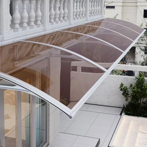Auvent modulaire étanche 60x80 blanc abri fenêtres terrasses et portes