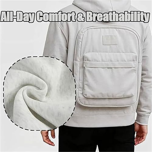 Backpack Hoodie, Zipper Backpack Hoodie Sweaters, for Women/Men Cardigan Lightweight with Pockets4