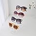 MOOCA 2 Pcs Set 4 Tier Premium Acrylic Eyeglasses Frame Stand, Sunglasses Rack, Sunglasses Stand Acrylic Eyeglasses Display, Eyewear Rack Holder, Glass Display, 9 in H