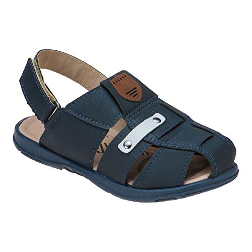 Sandalia Masculina Infantil Papete Menino Minipasso Azul