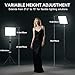 Studio Lights for Video Recording, 2-Pack Photography Lighting Kit with 75'' Tripod Stand & Phone Holder, 2700-6500k Dimmable LED Video Light Kit, Podcast Lighting for Live Streaming, YouTube, Tiktok