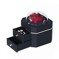 Amazon｜プリザーブドフラワー ジュエリーボックス 2段 大容量