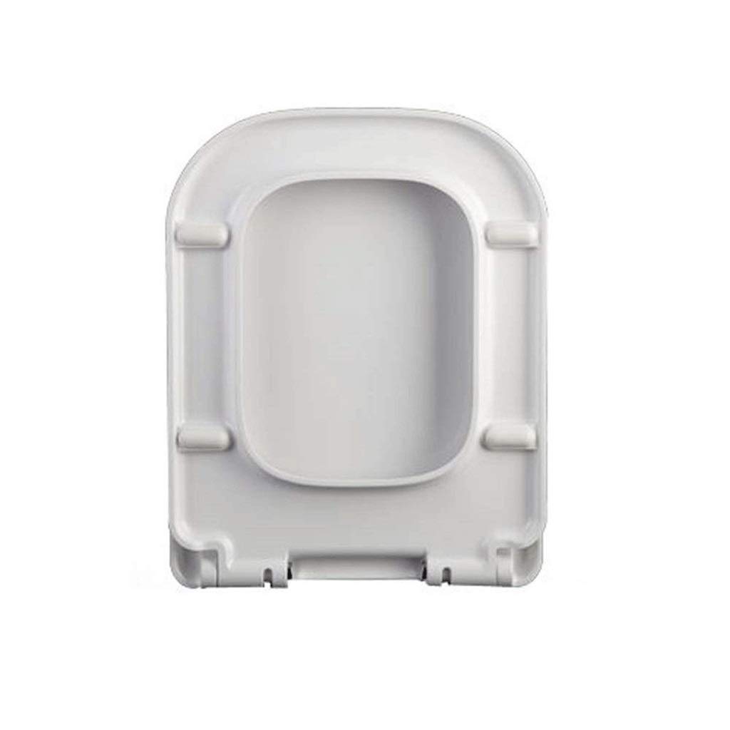 MOBYGKFY Toilet Seat Trapezoidal Square Universal Thickening Descending Old-Fashioned Cover Special