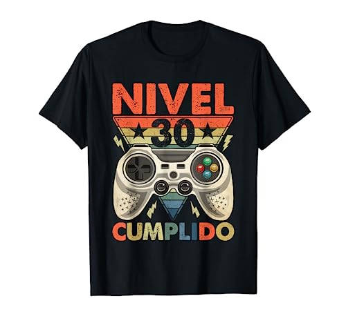 Nivel 30 Cumplido Cumpleaños 30 Años Camiseta