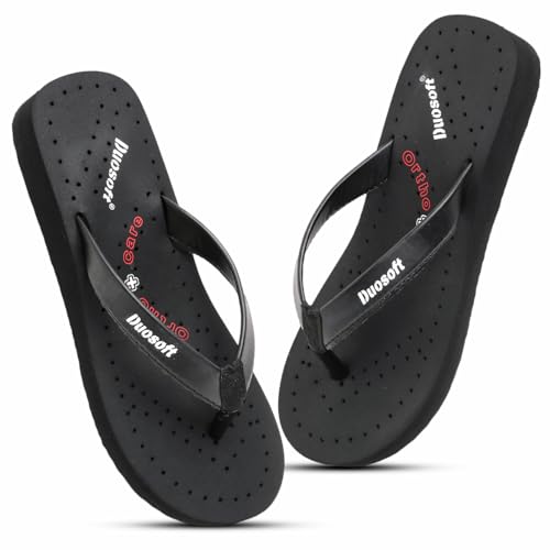 Image of Duosoft Flip Flop for Women | Soft Comfortable | Breathable | Fashionable | Stylish | Trendy | Super Soft | Lightweight | Anti-Slip Sole | Indoor & Outdoor |DW-31-Brown