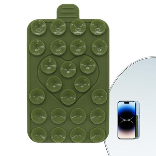 WOGXN Supporto per telefono a,Supporto per telefono a,Accessorio adesivo per supporto bifacciale antiscivolo | Custodia per cellulare a forte aspirazione, supporto regolabile per trasmissioni in