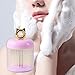 2xManual Bubble Former Facial Cleanser Cup Portable Clear Foaming Cup Face Wash Foamer Bubble Maker for Travel Household, 4