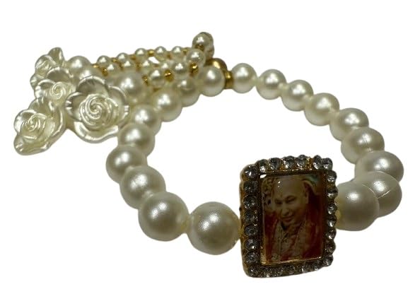 Guruji Bracelet Stylish Handmade Gemstone Pearl Bracelet with Jai Guruji Swaroop (B0B5H2BB9T) Amazon Price History, Amazon Price Tracker