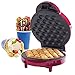 Giles & Posner EK2551GVDEEU7 Gaufrier Électrique Bubble Waffle Style Cuisine de Rue, Machine à En-Cas Compacte, 800-1000 W, 20 Cônes de Service, Préchauffage de 4 Minutes, Gaufres Sucrées et Salées