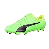 Puma Herren Fussballschuhe evoPOWER Vigor 3 Lth FG 103961 Green Gecko Black-Safety Yellow 46.5