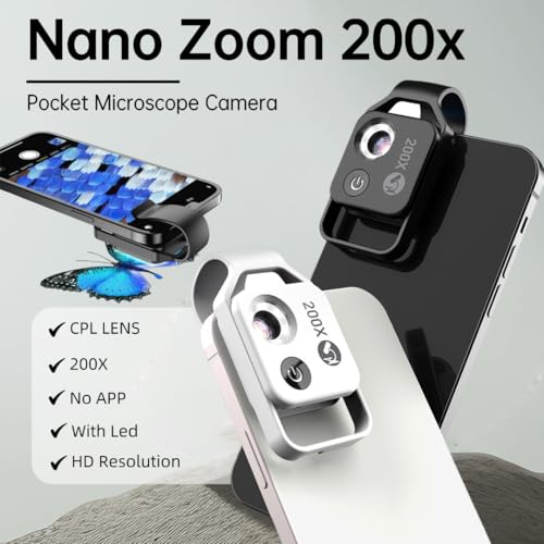 Microscope de poche 200x pour iPhone CPL pour éliminer les reflets - 6