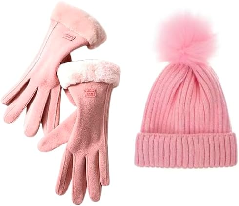 Luvas femininas para tela sens?vel ao toque, t?rmicas, neve, inve...