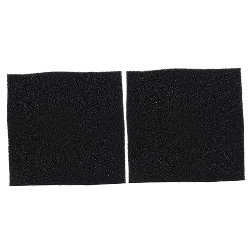 BELLIFFY 2個 水槽フィルター綿 空気 水槽フィルター水チューブ 水槽の装飾 真空 戦車 シンクの蛇口 池 フィルターパッド 水槽用スポンジパッド スポンジを浄化する 水槽の供給 Black