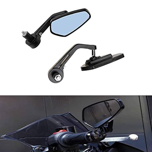 Image of Auto Spare Hub Motorcycle Bar End and Rear View BETAL Mirror Edge for Bike Bajaj Pulsar 200 Ns, 2 Piece.