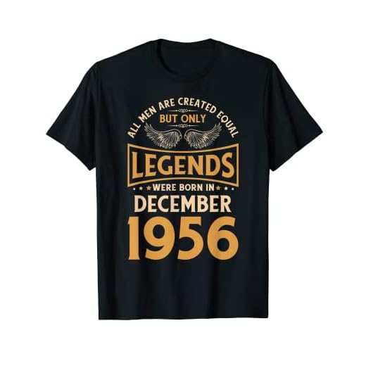 Las leyendas de cumpleaños nacieron en diciembre de 1956. Camiseta