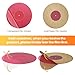 Turntable Mat Record Platter Slipmat: Acrylic Record Player Platter Vinyl Slip Mats for Turntables Antistatic Tighter & Defined Bass, Pink