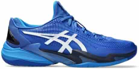 ASICS Men's Court Ff 3 Novak Trainers, Tuna Blue Pure Silver, 8 US