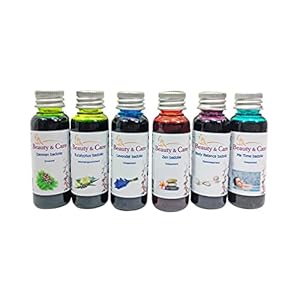 Beauty & Care – Cadeaupakket badolie – 1 Set – 6 x 25 ml badolie