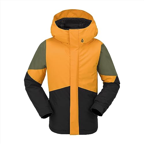 Volcom Boys' Vernon Veste snowboard hiver isolée, or S4